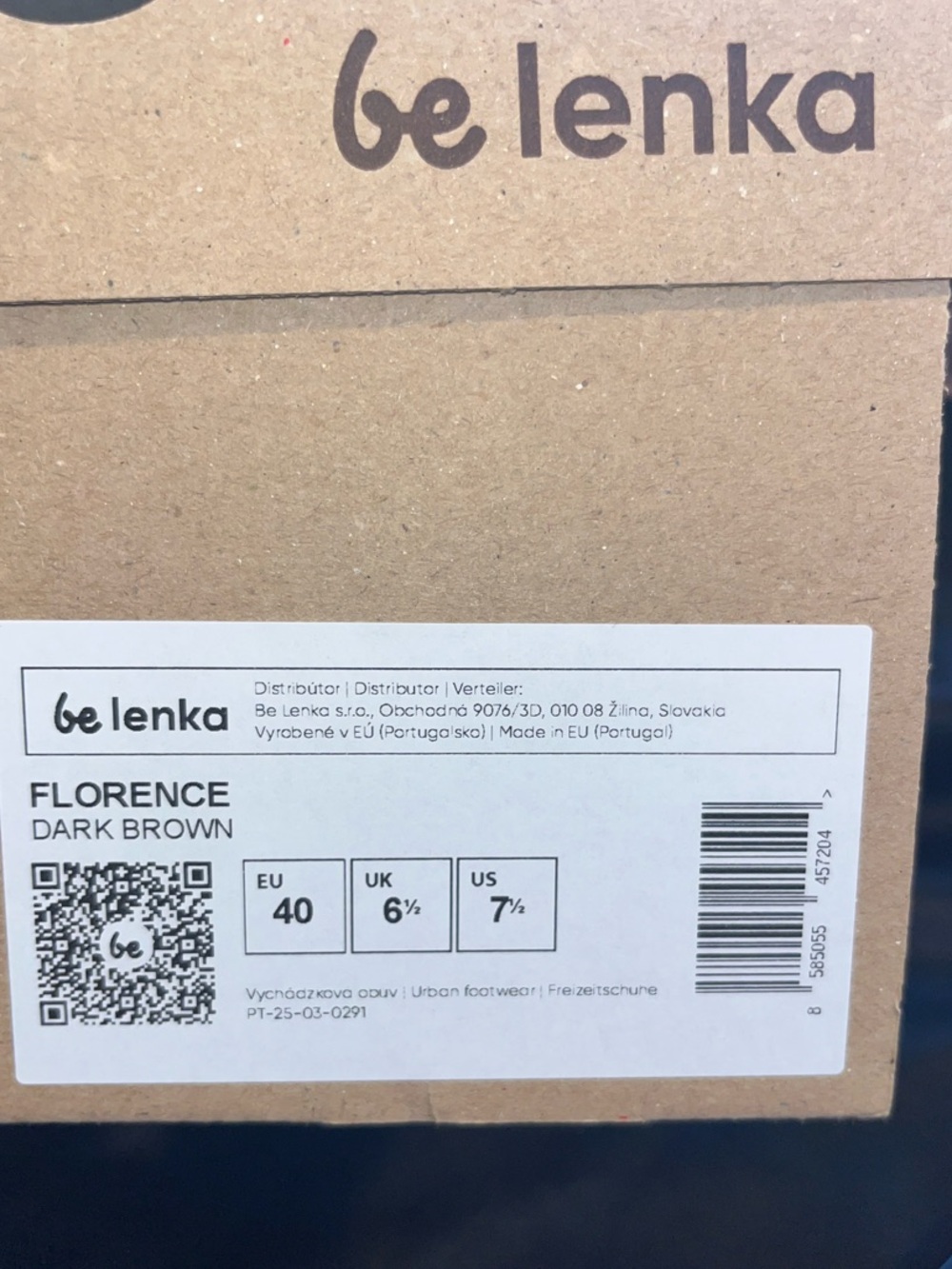 Be Lenka FLORENCE Dark Brown Leather Ballet Flat with Ankle-Strap - Picture 14 of 14